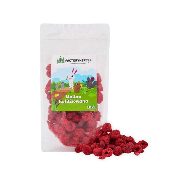Alimento para Coelhos Factoryherbs Freeze-dried raspberries Frutas Chinchila Cobaia Hamster Ratazana Rato Roedores Pássa