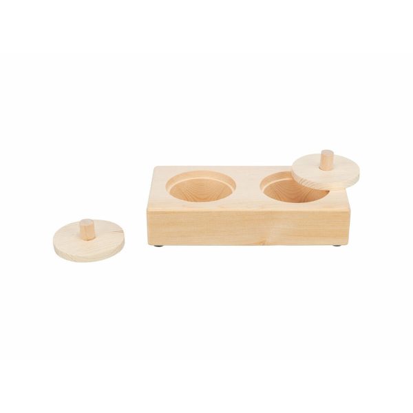 Brinquedo Dispensador de Recompensas para Animais de Estimação 2 em 1 Trixie Madeira 14 × 3 × 7 CM