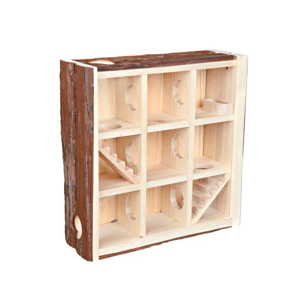 Brinquedo para Roedores Trixie Madeira 30 × 30 × 10 CM