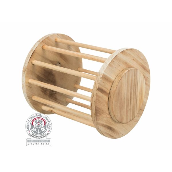Brinquedo para Roedores Trixie Madeira Ø 20 × 23 CM Castanho