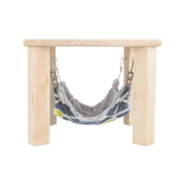 Cama de Rede Trixie Cinzento Pêssego 28 × 24 × 28 CM